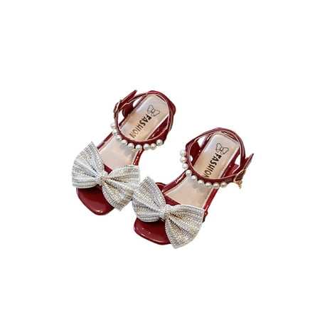 Woobling Girl s Flat Sandal Beach Princess Shoes Summer Dress Sandals Kids Comfort Ankle Strap Fashion Red 2Y
Woobling Girl s Flat Sandal Beach Princess Shoes Summer Dress Sandals Kids Comfort Ankle Strap Fashion Red 2Y