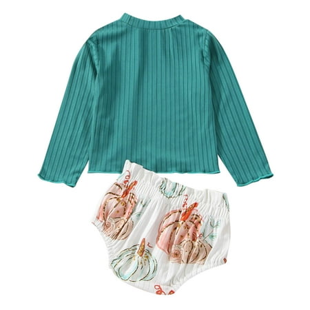 Baby Girls Outfit Set Long Sleeve Solid Tops Cartoon Patchwork Shorts Pants Outfits Set 2Pcs Baby Gifts
Baby Girls Outfit Set Long Sleeve Solid Tops Cartoon Patchwork Shorts Pants Outfits Set 2Pcs Baby Gifts