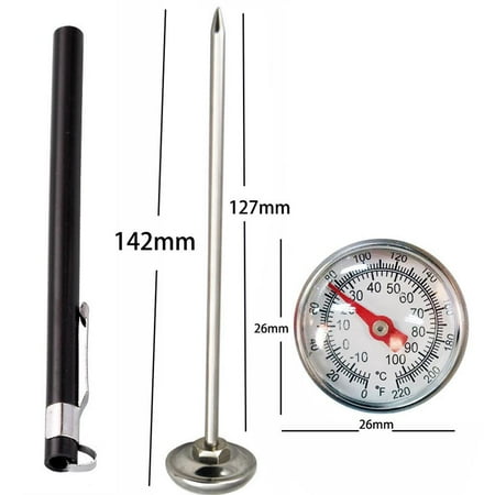 1pcs Kitchen Meat Thermometer Food Dial Thermometer Mechanical Read Multifunction Thermometer No Battery Required
1pcs Kitchen Meat Thermometer Food Dial Thermometer Mechanical Read Multifunction Thermometer No Battery Required