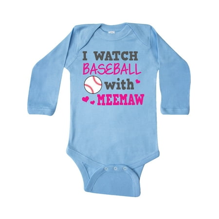 Inktastic I Watch Baseball with My Meemaw Gift Baby Boy or Baby Girl Long Sleeve Bodysuit
Inktastic I Watch Baseball with My Meemaw Gift Baby Boy or Baby Girl Long Sleeve Bodysuit