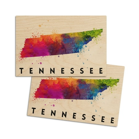 Tennessee State Abstract Watercolor (4x6 Birch Wood Postcards 2-Pack Stationary Rustic Home Wall Decor)
Tennessee State Abstract Watercolor (4x6 Birch Wood Postcards 2-Pack Stationary Rustic Home Wall Decor)