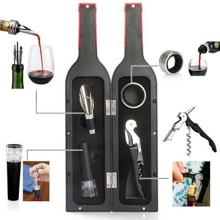 Jmntiy ABS Bottled Wine Corkscrew Wine Set Holiday Banquet Gift Wine Set Of Four Clearance
Jmntiy ABS Bottled Wine Corkscrew Wine Set Holiday Banquet Gift Wine Set Of Four Clearance