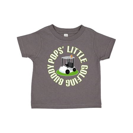Inktastic Pops Little Golfing Buddy Gift Toddler Boy Girl T-Shirt
