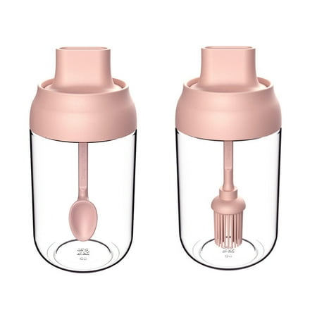 HOMEMAXS Glass Flavoring Jar with Lid and Spoon Seasoning Bottle and Barbecue Oil Bottle (Pink)
HOMEMAXS Glass Flavoring Jar with Lid and Spoon Seasoning Bottle and Barbecue Oil Bottle (Pink)