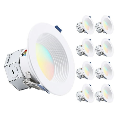 ZJINJIN 8-Pack4 /6 5CCT LED Canless Recessed Light with J-Box Anti-Glare Deep Baffle
ZJINJIN 8-Pack4 /6 5CCT LED Canless Recessed Light with J-Box Anti-Glare Deep Baffle
