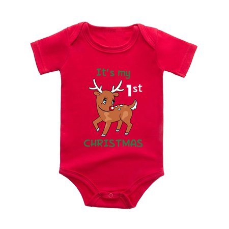iaksohdu Baby Romper Long Sleeves Round Collar Elk Printing Infant Newborn First Christmas Romper Festival Jumpsuit for Wedding
iaksohdu Baby Romper Long Sleeves Round Collar Elk Printing Infant Newborn First Christmas Romper Festival Jumpsuit for Wedding