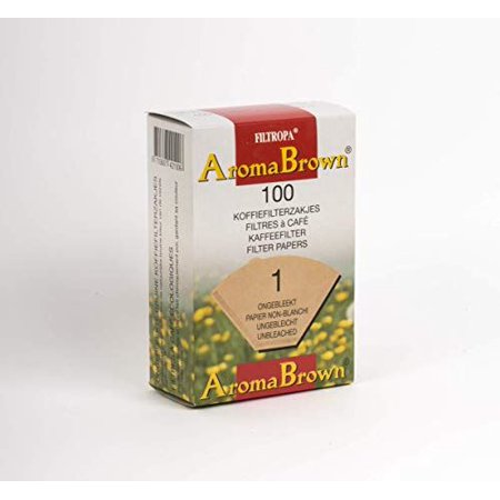 Filtropa Bleached Coffee Filter Size Number-1 Naturally Whitened Paper Made in Holland Brews 1 to 2 Cups 200 Count
Filtropa Bleached Coffee Filter Size Number-1 Naturally Whitened Paper Made in Holland Brews 1 to 2 Cups 200 Count