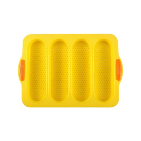 Asdomo Silicone Loaf Baking Pan Four-Hole French Baguette Mold For Household Baking Hot Dog
Asdomo Silicone Loaf Baking Pan Four-Hole French Baguette Mold For Household Baking Hot Dog