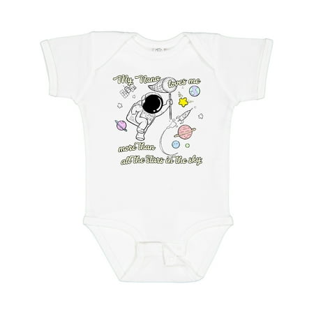 Inktastic My Nana Loves Me Gift Baby Boy or Baby Girl Bodysuit