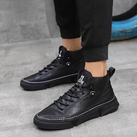 ZXHACSJ Men s Retro High-Top Casual Boots Wild Thick-Soled Lace-Up Tooling Shoes Black 43
ZXHACSJ Men s Retro High-Top Casual Boots Wild Thick-Soled Lace-Up Tooling Shoes Black 43