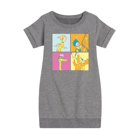 Dr. Seuss - Oh! The Places I ll Go - Toddler And Youth Girls Fleece Dress