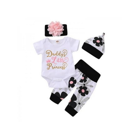 Luxsea 4PCS Baby Girl Short Sleeve Letters Print Romper Tops+Floral Trousers+Flowers Hat+Headband Suit New Fashion Summer Casual Outfits Clothes
Luxsea 4PCS Baby Girl Short Sleeve Letters Print Romper Tops+Floral Trousers+Flowers Hat+Headband Suit New Fashion Summer Casual Outfits Clothes