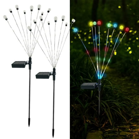 New String Lights Solar Firefly Ground Lawn Light