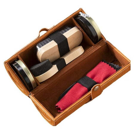 Papaba Shoe Cream 1 Set Shoe Cream Quick Dry Long Lasting Portable Professional Shine Recoloring Lightweight Brush Cloth Shoehorn Boot Polish for Unisex
Papaba Shoe Cream 1 Set Shoe Cream Quick Dry Long Lasting Portable Professional Shine Recoloring Lightweight Brush Cloth Shoehorn Boot Polish for Unisex