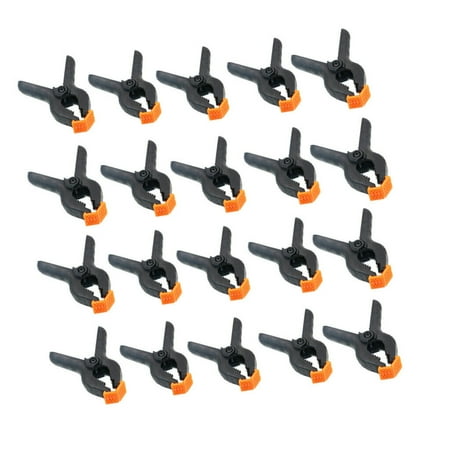 20PCS 2 Spring Clamps Large Strong Plastic Market Stall Clips Nylon Tarpaulin