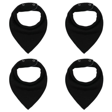 Baby Bandana Drool Bibs for Drooling and Teething 4 Pack Set all black
Baby Bandana Drool Bibs for Drooling and Teething 4 Pack Set all black