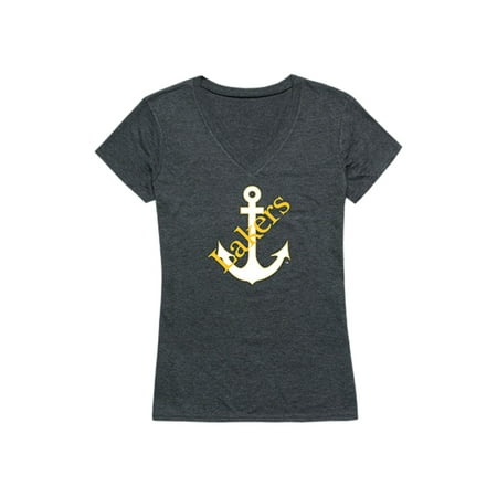 LSSU Lake Superior State University Womens Cinder T-Shirt Heather Charcoal