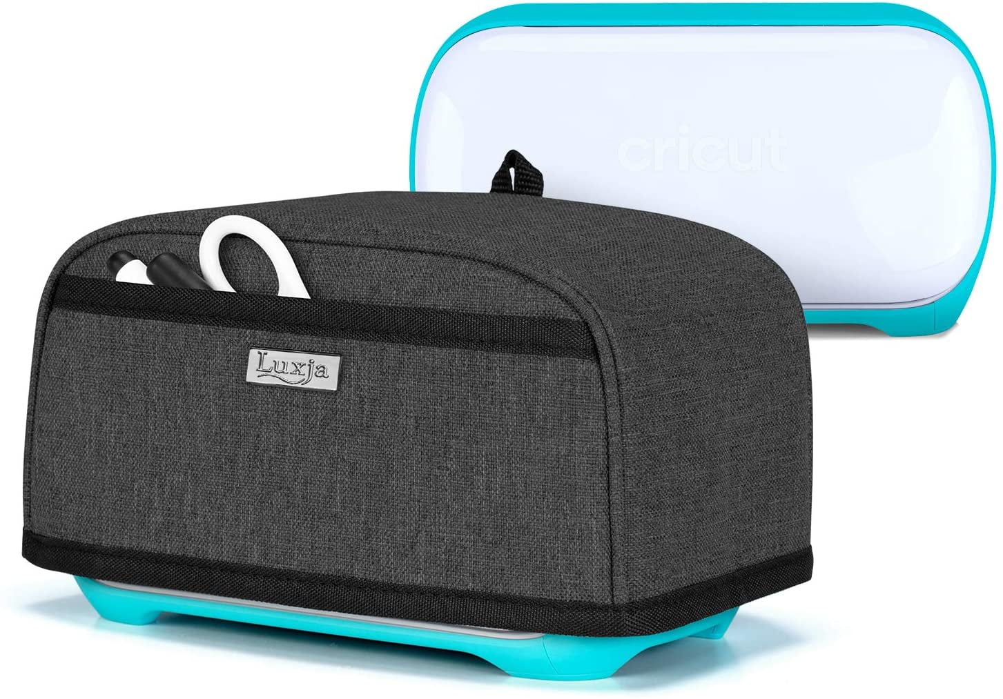 with a Front Accessories Pocket Black Cover for Cricut Joy Luxja Dust Cover for Cricut Joy with a Front Accessories Pocket Black Cover for Cricut Joy Luxja Dust Cover for Cricut Joy