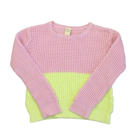 Pre-owned Harper Canyon Girls Pink | Yellow Sweater size: 4T