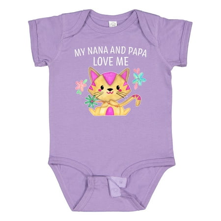 Inktastic My Nana and Papa Love Me with Cute Kitten and Flowers Gift Baby Boy or Baby Girl Bodysuit
Inktastic My Nana and Papa Love Me with Cute Kitten and Flowers Gift Baby Boy or Baby Girl Bodysuit