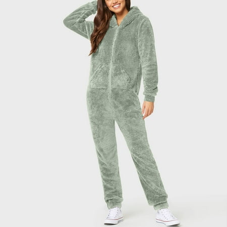 Toto Jackets Coats For Women Artificial Wool Long Sleeve Pajamas Casual Solid Color Zipper Loose Hooded Jumpsuit Pajamas Casual Winter Warm Rompe Cute 1 Piece Suit Fleece On Sleepwear
Toto Jackets Coats For Women Artificial Wool Long Sleeve Pajamas Casual Solid Color Zipper Loose Hooded Jumpsuit Pajamas Casual Winter Warm Rompe Cute 1 Piece Suit Fleece On Sleepwear