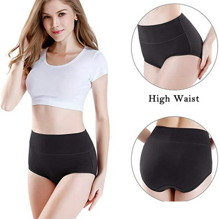 Women Underpants Hight Waist Shaped Cotton Elastic 5 PC Solid Color Briefs Please buy one or two sizes up
Women Underpants Hight Waist Shaped Cotton Elastic 5 PC Solid Color Briefs Please buy one or two sizes up