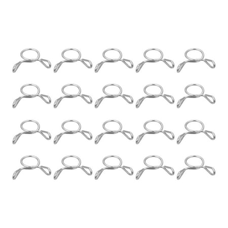 Fuel Line Hose Clips 20 Pack 7mm 304 Stainless Steel Single Wire Tubing Spring Clamps (Silver)
Fuel Line Hose Clips 20 Pack 7mm 304 Stainless Steel Single Wire Tubing Spring Clamps (Silver)