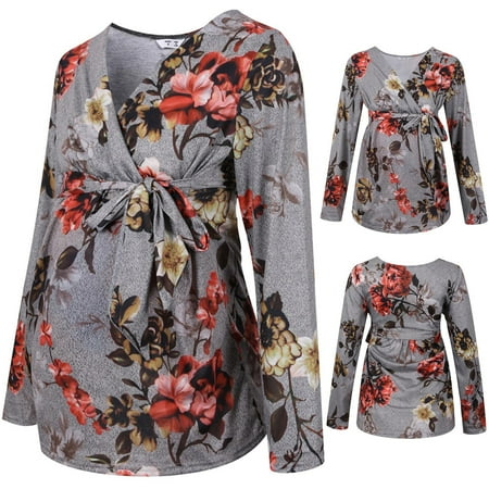 Fall Women Maternity Tops V Neck Long Sleeve Pregnancy Shirt Casual Tunic Top
Fall Women Maternity Tops V Neck Long Sleeve Pregnancy Shirt Casual Tunic Top