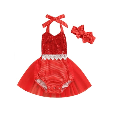 Sunisery Infant Baby Girls Valentines Clothes Sets Lace Tulle Tutu Romper Heart Print Bodysuit with Headband Red 18-24 Months
Sunisery Infant Baby Girls Valentines Clothes Sets Lace Tulle Tutu Romper Heart Print Bodysuit with Headband Red 18-24 Months