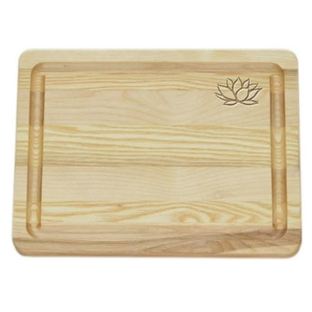 Carved Solutions Master Collection Wooden Cutting Board Small -Lotus