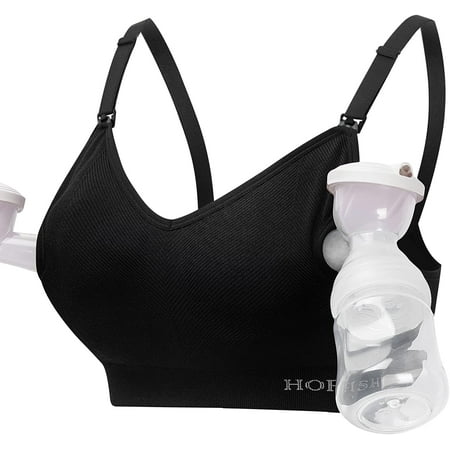 HOFISH Women s Seamless Hands Free Pumping Bra Maternity Nursing & Everyday Bras Fits Lansinoh Philips Avent Spectra etc. Black X-Large
HOFISH Women s Seamless Hands Free Pumping Bra Maternity Nursing & Everyday Bras Fits Lansinoh Philips Avent Spectra etc. Black X-Large