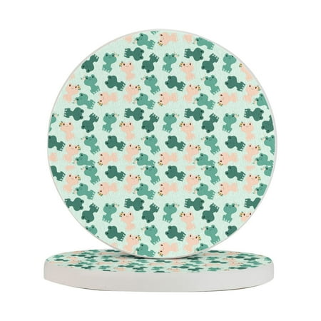 Circular Drink Coasters Set Frogs Pattern Beautiful Home Decor Diatomite Heat-Resistant Diatomite Protect Table Countertop
Circular Drink Coasters Set Frogs Pattern Beautiful Home Decor Diatomite Heat-Resistant Diatomite Protect Table Countertop