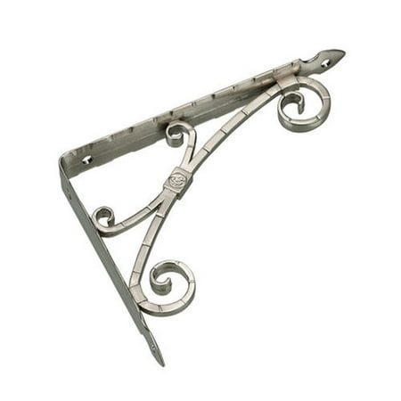 Richelieu 4975-070V 7-1/8 Projection Decorative Shelf Bracket - Nickel