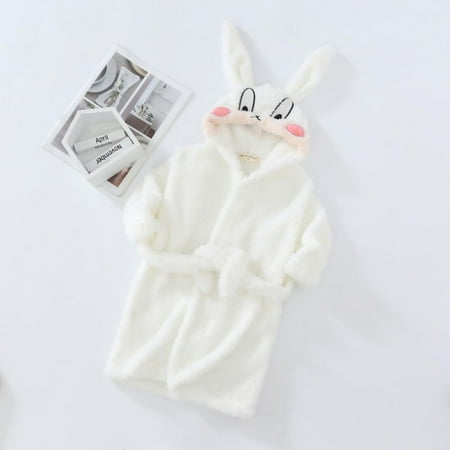 Lovebay Kids Little Boys Girls Coral Fleece Bathrobe Unisex Kids Robe Cartoon Bunny Pajamas Sleepwear 3-4 Years
Lovebay Kids Little Boys Girls Coral Fleece Bathrobe Unisex Kids Robe Cartoon Bunny Pajamas Sleepwear 3-4 Years