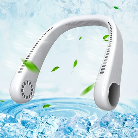 Neck Fan Portable Hands-Free Small USB Fan - Rechargeable Battery Operated Personal Mini Cooling Fan Perfect for Kids Office Travel Sports Household Outdoor and Gift (WHITE)
Neck Fan Portable Hands-Free Small USB Fan - Rechargeable Battery Operated Personal Mini Cooling Fan Perfect for Kids Office Travel Sports Household Outdoor and Gift (WHITE)