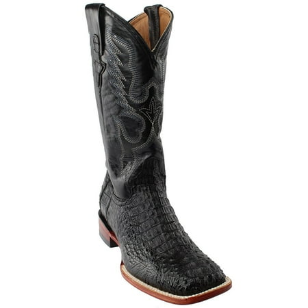 Ferrini Mens Caiman Square Toe Casual Boots Mid Calf