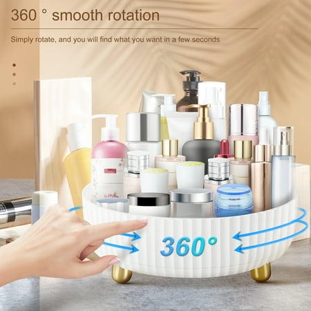 MTFun Makeup Perfume Organizer Large Capacity Lazy Susan Turntable Reusable 360° Rotating Condiment Holder Non-slip Lazy Susan Storage Organizer for Dresser Kitchen
MTFun Makeup Perfume Organizer Large Capacity Lazy Susan Turntable Reusable 360° Rotating Condiment Holder Non-slip Lazy Susan Storage Organizer for Dresser Kitchen