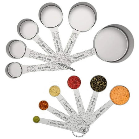 Gyedtr 12Pc Stainless Steel Measuring Cup Measuring Spoon Coffee Seasoning Baking Tools
Gyedtr 12Pc Stainless Steel Measuring Cup Measuring Spoon Coffee Seasoning Baking Tools