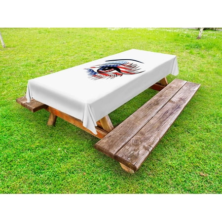 Eyelash Outdoor Tablecloth United States Flag Pattern Female Eye Stars and Stripes 4th of July Theme Decorative Washable Fabric Picnic Table Cloth 58 X 84 Inches Navy Blue Red Black by Ambesonne
Eyelash Outdoor Tablecloth United States Flag Pattern Female Eye Stars and Stripes 4th of July Theme Decorative Washable Fabric Picnic Table Cloth 58 X 84 Inches Navy Blue Red Black by Ambesonne