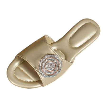 PMUYBHF Summer Sandals for Women 2023 Platform Ladies Summer Simple Rhinestone Outer Wear Flat Bottom Open Toe Beach Plus Size Sandals Slippers
PMUYBHF Summer Sandals for Women 2023 Platform Ladies Summer Simple Rhinestone Outer Wear Flat Bottom Open Toe Beach Plus Size Sandals Slippers