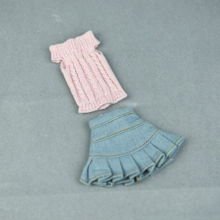 1Set New Kids DIY Doll Accessories Multicolored Mini Knitted Sweater Dressing Clothes Tops Casual Dress Jeans Skirt 3
1Set New Kids DIY Doll Accessories Multicolored Mini Knitted Sweater Dressing Clothes Tops Casual Dress Jeans Skirt 3