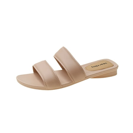 SEMIMAY Women s Wear Sandals Outer Casual Slippers Fashion Flat Bottomed Color And Solid Women s Slipper
SEMIMAY Women s Wear Sandals Outer Casual Slippers Fashion Flat Bottomed Color And Solid Women s Slipper