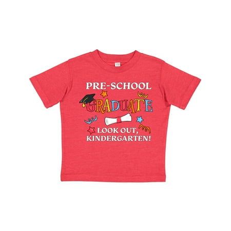 Inktastic Pre-School Graduate Look Out Kindergarten! Gift Toddler Boy or Toddler Girl T-Shirt
Inktastic Pre-School Graduate Look Out Kindergarten! Gift Toddler Boy or Toddler Girl T-Shirt