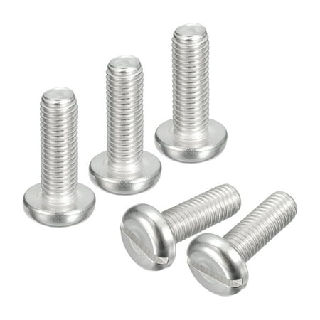 304 Stainless Steel Machine Screws 5 Pack M10x30mm Slotted Drive Pan Head Screw Bolts
304 Stainless Steel Machine Screws 5 Pack M10x30mm Slotted Drive Pan Head Screw Bolts