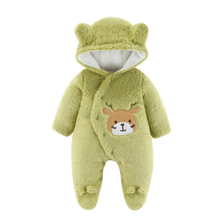Fsqjgq Toddler Rompers Baby Boys Girls Cartoon Animals Long Sleeve Cute Bear Ears Hooded Romper Jumpsuit Outfit Clothes Coat 17 Month Old Boy Clothes Polyester Green 66
Fsqjgq Toddler Rompers Baby Boys Girls Cartoon Animals Long Sleeve Cute Bear Ears Hooded Romper Jumpsuit Outfit Clothes Coat 17 Month Old Boy Clothes Polyester Green 66