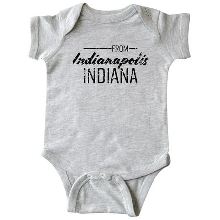 Inktastic From Indianapolis Indiana in Black Distressed Text Gift Baby Boy or Baby Girl Bodysuit
Inktastic From Indianapolis Indiana in Black Distressed Text Gift Baby Boy or Baby Girl Bodysuit