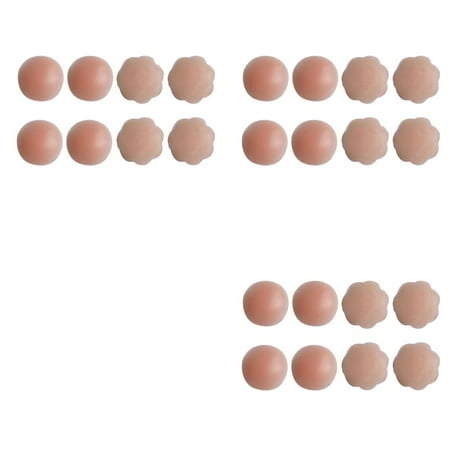 12 Pairs Reusable Self Adhesive Silicone Breast Nipple Cover Round Flower Breast Pasties Stickers Boobs Natural Pads
12 Pairs Reusable Self Adhesive Silicone Breast Nipple Cover Round Flower Breast Pasties Stickers Boobs Natural Pads