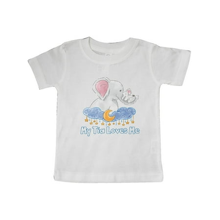 Inktastic My Tía Loves Me Cute Elephants Clouds Moon and Stars Gift Baby Boy or Baby Girl T-Shirt
Inktastic My Tía Loves Me Cute Elephants Clouds Moon and Stars Gift Baby Boy or Baby Girl T-Shirt