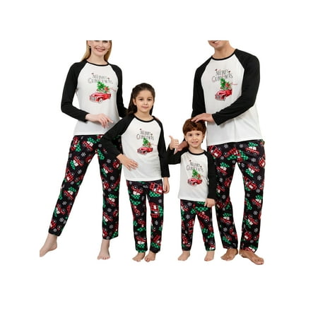 Imcute Merry Christmas Family Matching Pajamas Set Pickup Trucks with Tree Long Sleeve Tops Pants Sleepwear Loungewear
Imcute Merry Christmas Family Matching Pajamas Set Pickup Trucks with Tree Long Sleeve Tops Pants Sleepwear Loungewear