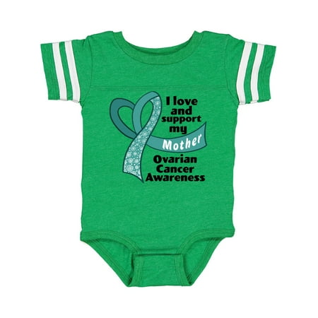 Inktastic Ovarian Cancer Awareness I Love and Support My Mother Gift Baby Boy or Baby Girl Bodysuit
Inktastic Ovarian Cancer Awareness I Love and Support My Mother Gift Baby Boy or Baby Girl Bodysuit